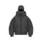 Men Balaclava Hoodie Double Hooded Sweatshirt With Zipper Mask For Gothic Y2K Streetwear 8