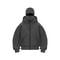 Men Balaclava Hoodie Double Hooded Sweatshirt With Zipper Mask For Gothic Y2K Streetwear 8
