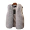 Warm Fox Faux Fur Vest For Women Slimming Cotton Lined Outerwear 4