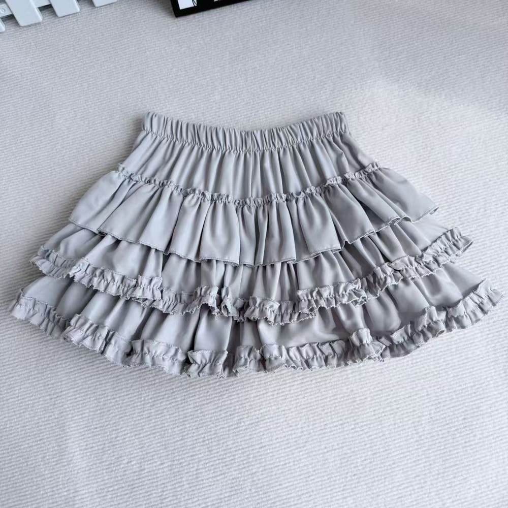 Harajuku Punk Cake Puff Skirt For Girls Trendy AntiExposure HalfLength Fashion Skirt 3