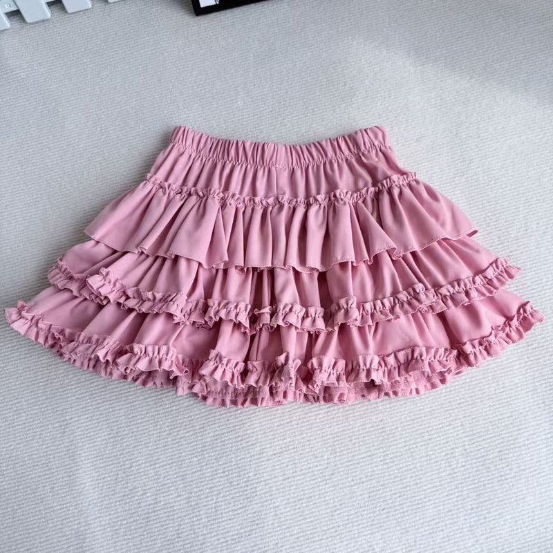 Harajuku Punk Cake Puff Skirt For Girls Trendy AntiExposure HalfLength Fashion Skirt 1