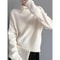 Women Elegant Knit Pullover Sweater Classic Turn Down Collar Winter Top For Ladies 1