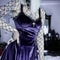 Velvet Gothic Black Mini Dress For Women Vintage Spaghetti Strap High Waist Gothic Aesthetic Dress 0