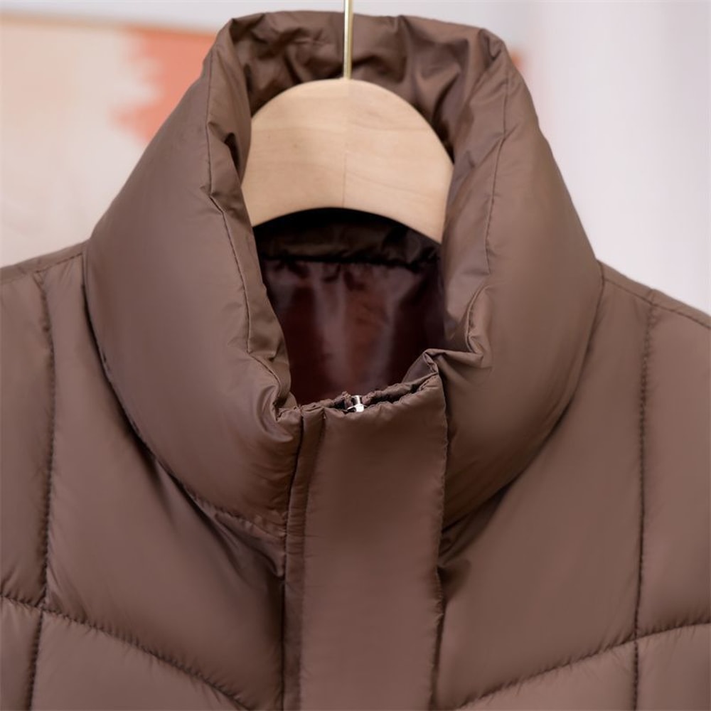 Winter Plus Size Womens Down Cottonpadded Vest Coat Elegant Warm Waistcoat Jacket For Fashion And 4