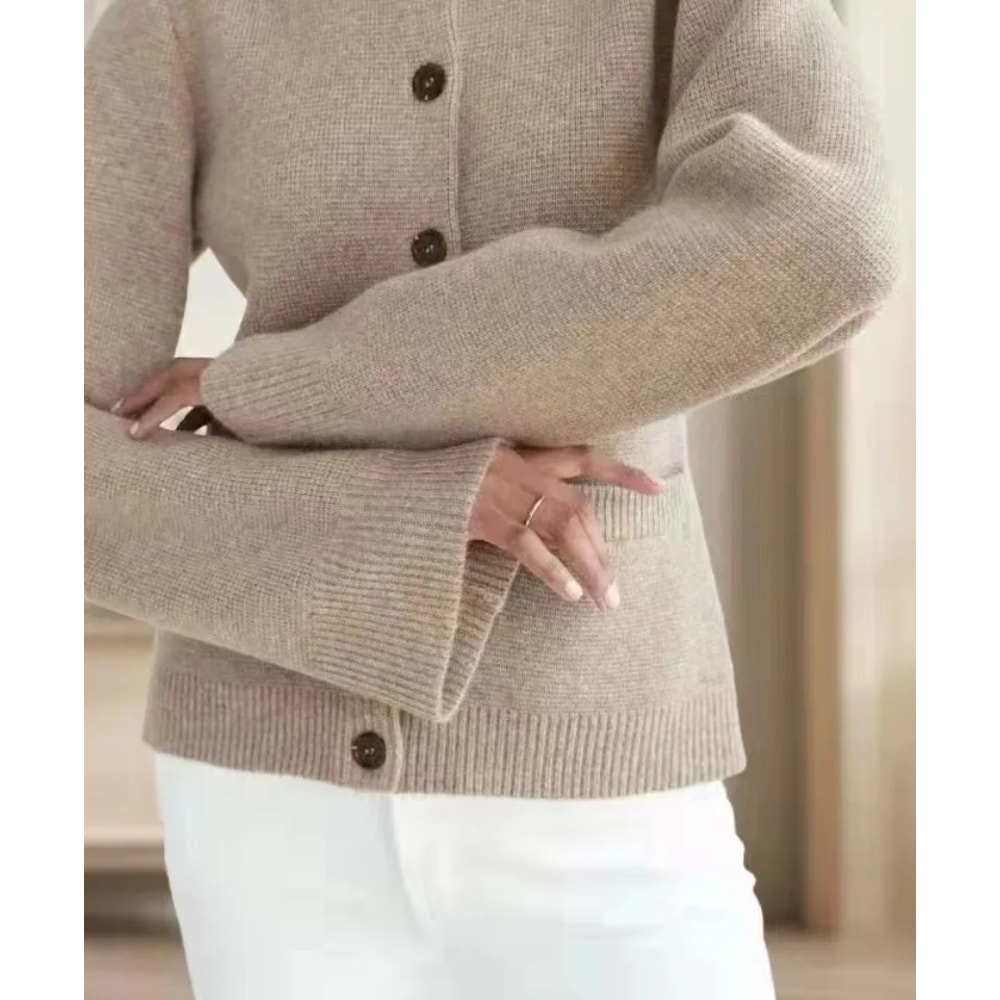 Loose Soft Cardigan For Women Casual Chic Sweater Long Sleeve Warm And Lightweight For Winter 2
