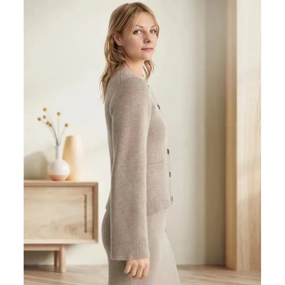 Loose Soft Cardigan For Women Casual Chic Sweater Long Sleeve Warm And Lightweight For Winter 3