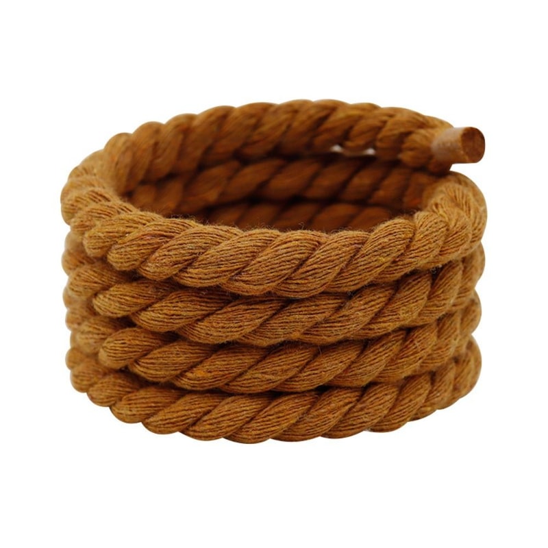Round Thick Rope Laces HighQuality Solid Color Polyester Cotton Shoelaces Bold Width 3