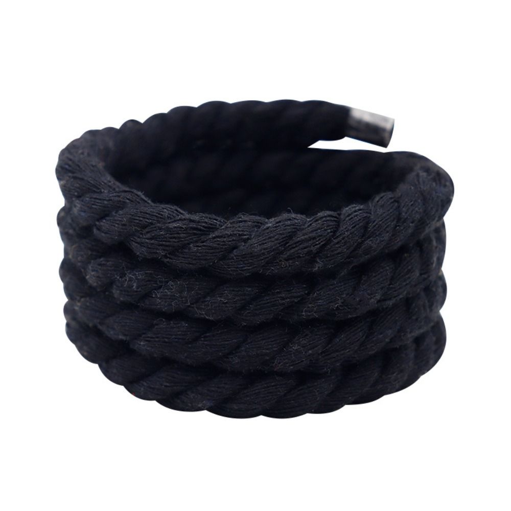 Round Thick Rope Laces HighQuality Solid Color Polyester Cotton Shoelaces Bold Width 6