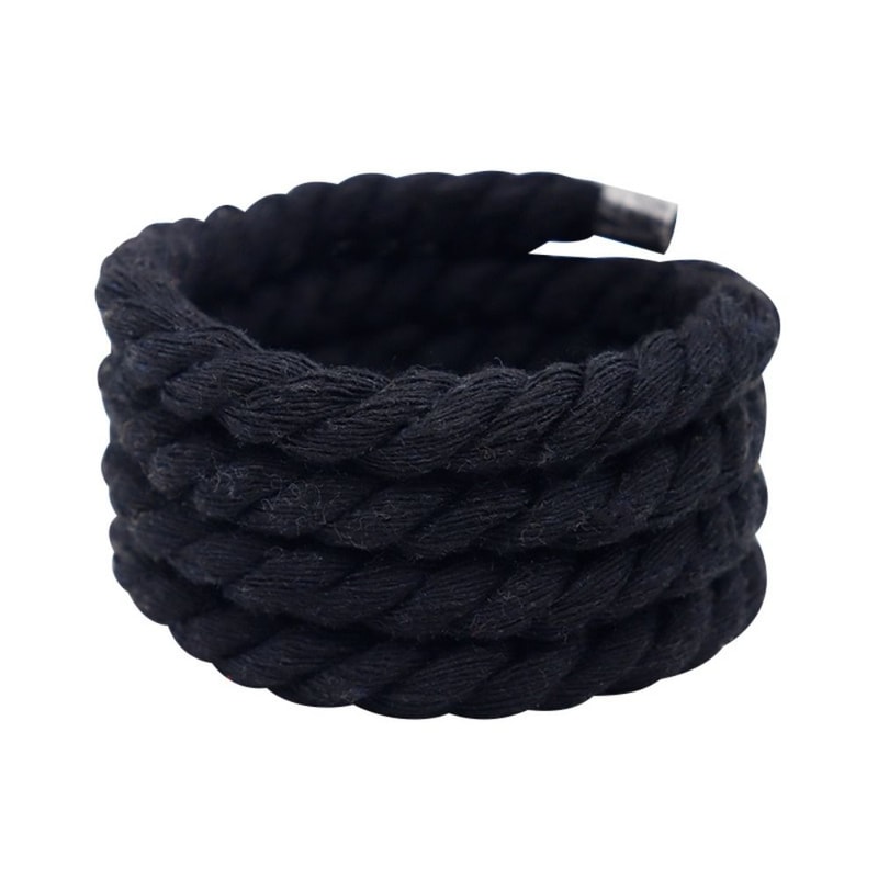 Round Thick Rope Laces HighQuality Solid Color Polyester Cotton Shoelaces Bold Width 6