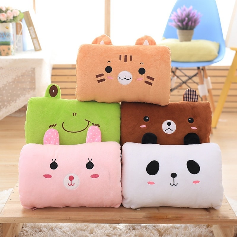 Cartoon Plush Hand Warmer Pillows Soft Cozy Nap Cushion For Kids And Adults Creative Hand Warmer 1