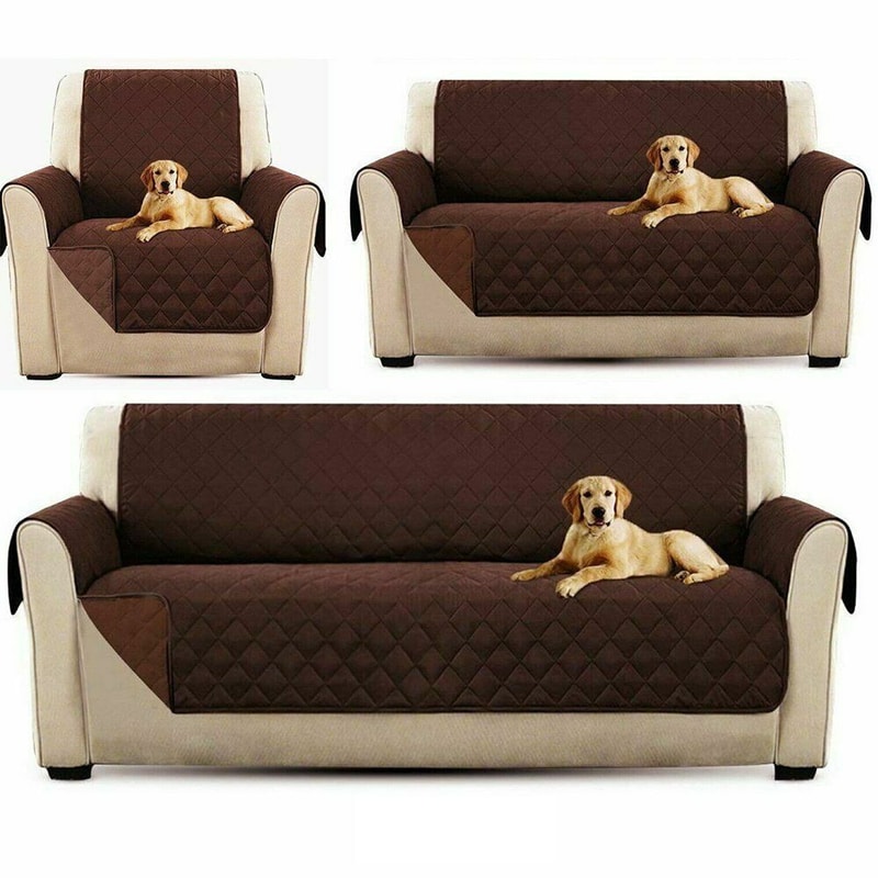 Waterproof Sofa Cover For Pets Kids And Dogs Quilted AntiWear Furniture Slipcover 0