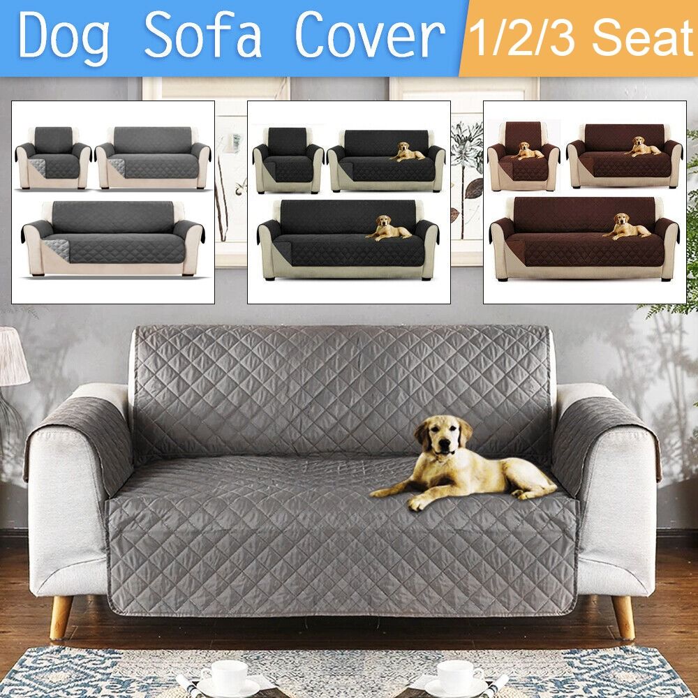 Waterproof Sofa Cover For Pets Kids And Dogs Quilted AntiWear Furniture Slipcover 1