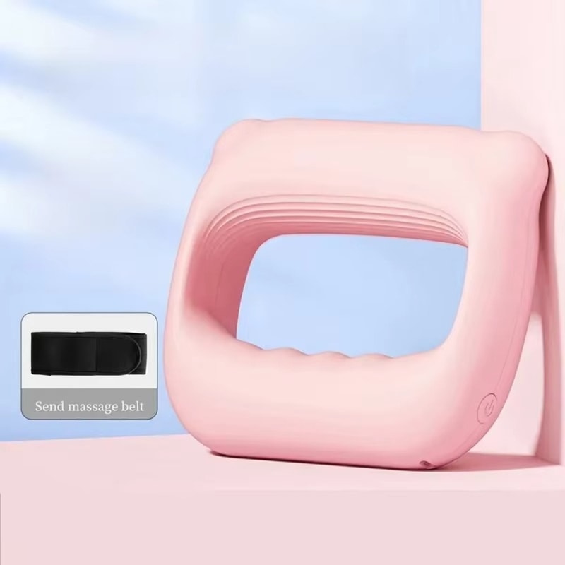 Portable Percussion Fascia Ring USB Charging Massage Belt For Neck Shoulders Full Body Relaxation 6