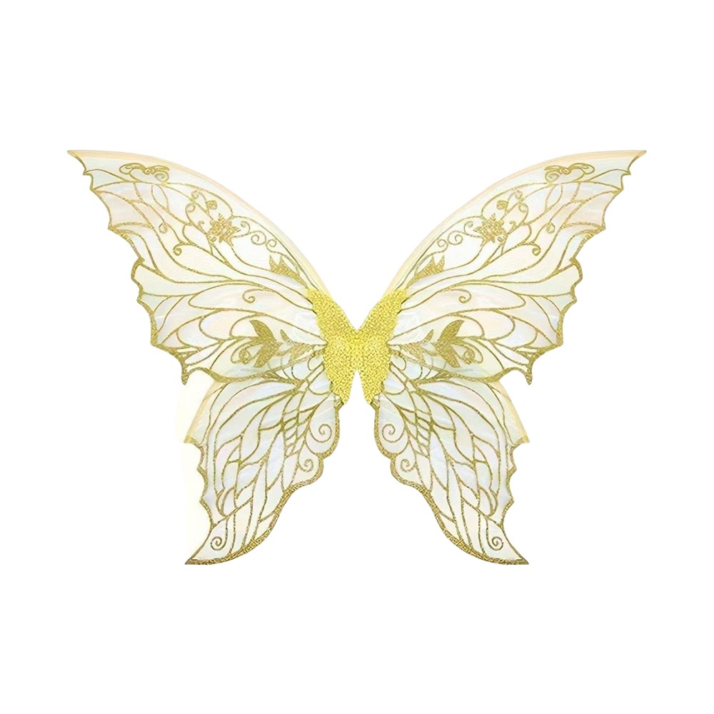 Sparkling Princess Angel Wing Fairy Wings Organza DressUp Costume Party Prop For DIY Decorations 6