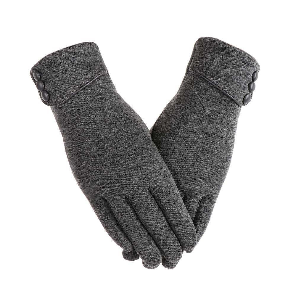 Fashion Women Touch Screen Gloves Winter Furry Warm Mitts For Outdoor Sports Cycling 4