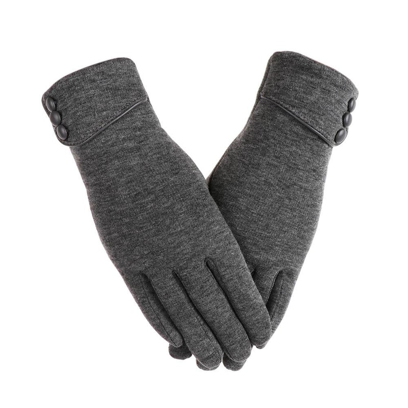 Fashion Women Touch Screen Gloves Winter Furry Warm Mitts For Outdoor Sports Cycling 4
