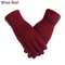 Fashion Women Touch Screen Gloves Winter Furry Warm Mitts For Outdoor Sports Cycling 6