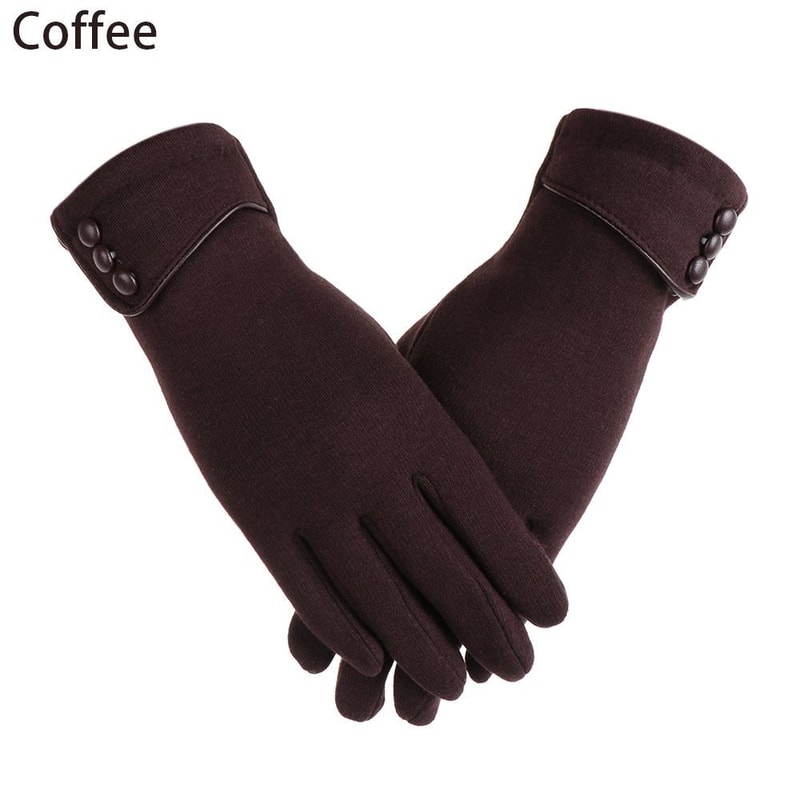Fashion Women Touch Screen Gloves Winter Furry Warm Mitts For Outdoor Sports Cycling 7