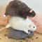 Cartoon Mouse Plush Doll Soft Oversized Flower Branch Rat Doll For Kids Perfect Birthday Gift Co 1