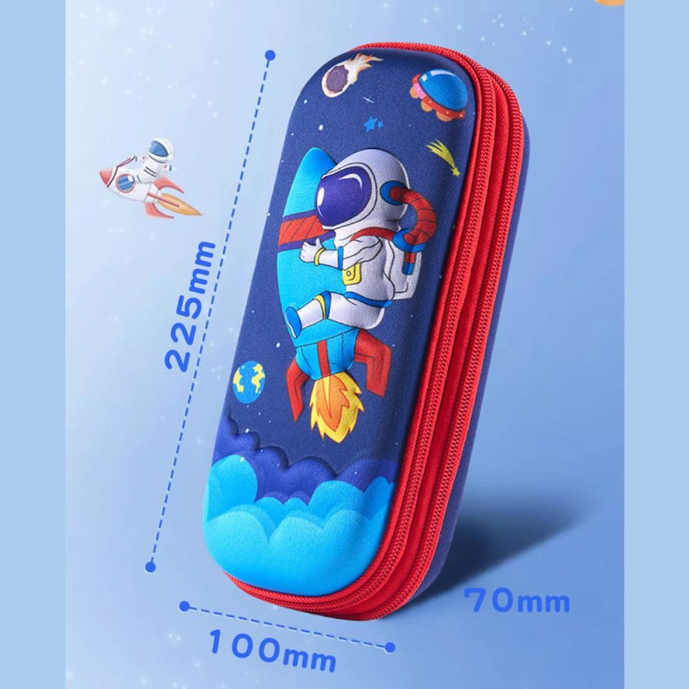 3D EVA Doublelayer Large Capacity Pencil Case Cartoon Waterproof Pen Box For Girls Boys Creative Pe 6