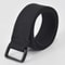 Double Ring Buckle Canvas Belt For Men Casual Cotton Fabric Free Punch Design 0