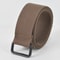 Double Ring Buckle Canvas Belt For Men Casual Cotton Fabric Free Punch Design 1