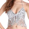 Sparkling Belly Dance Sequin Fringe Halter Bra Top For Nightclub Stage 3