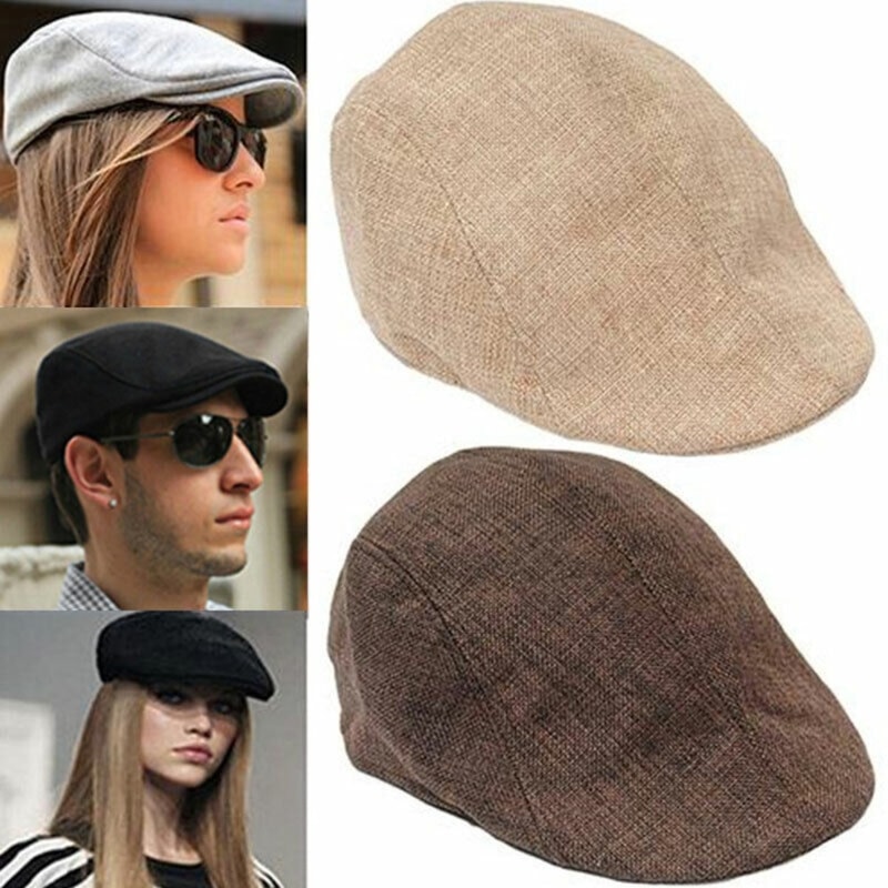 Peaky Newsboy Golf Driving Hat Vintage Flat Cap For Men Boys Classic Cabbie Beret For Stylish Lo 1