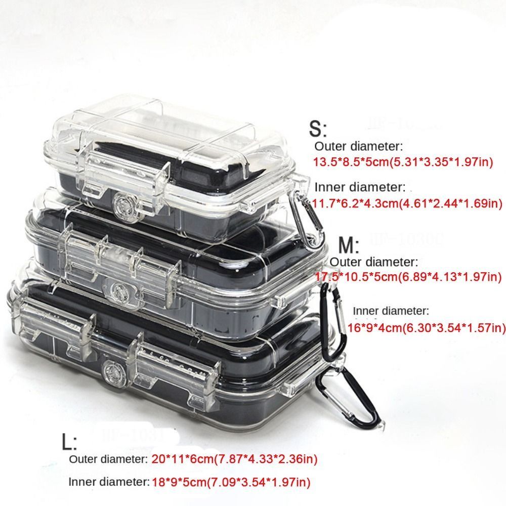 Durable ABS Waterproof Shockproof Storage Box Professional Tool Box With Sealed Dry Case For Outdo 3