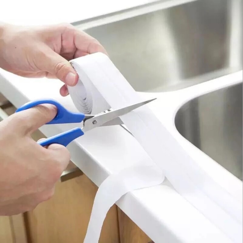 Waterproof PVC Sealing Tape For Kitchen Bathroom Edges 2