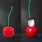 Red Cherry Toilet Brush Set Creative Bathroom Accessory With Holder 4