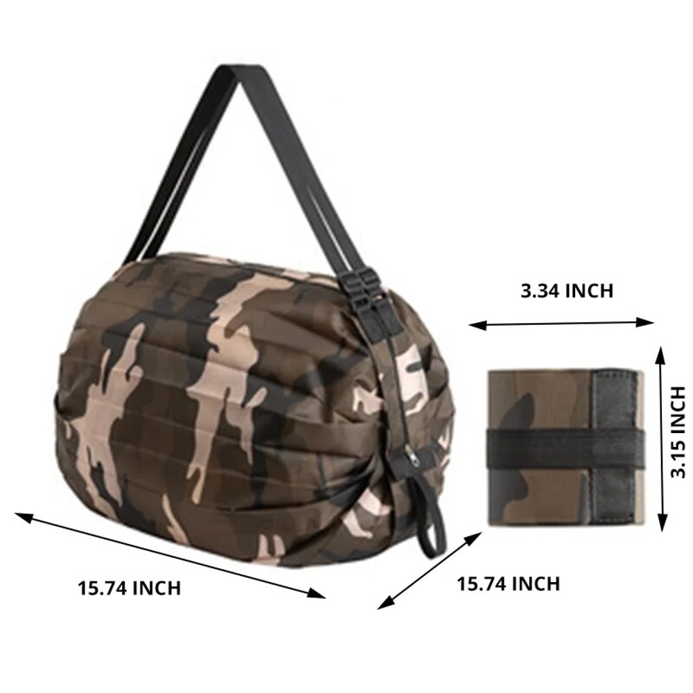 Ecofriendly Foldable Shopping Bag Waterproof Portable Large Capacity Storage For Travel 2