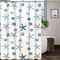 Patterned PEVA Waterproof Shower Curtain Stylish Bathroom Partition Decoration Accessory 3