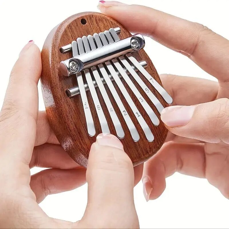 Mini Wooden Kalimba HighQuality Thumb Piano Marimba Gift 0