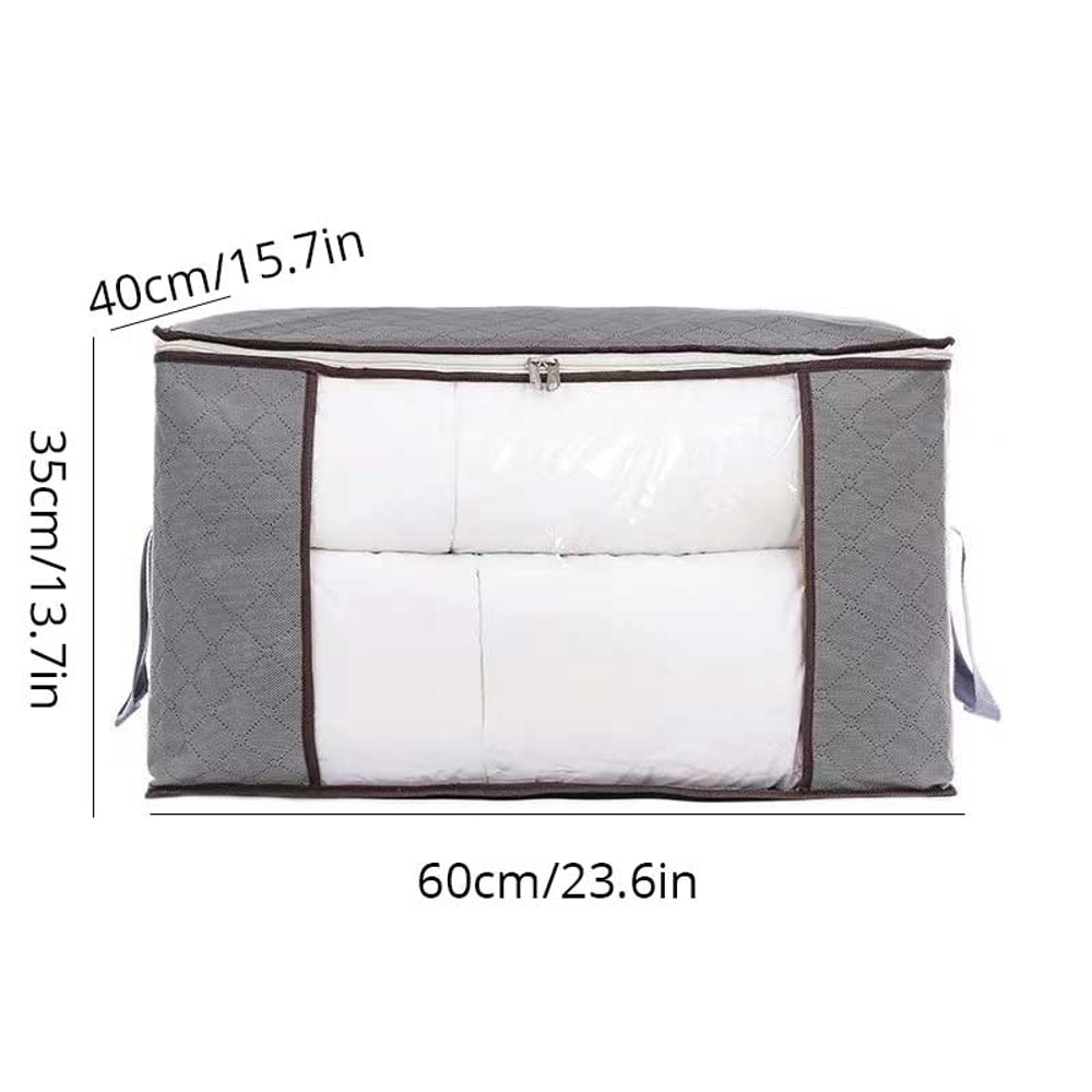 NonWoven Cotton Quilt Storage Bag Large Capacity Moisture Dust Proof Portable Luggage Organizer 4