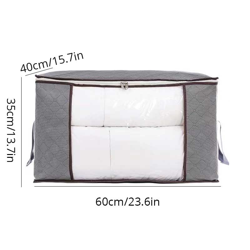 NonWoven Cotton Quilt Storage Bag Large Capacity Moisture Dust Proof Portable Luggage Organizer 4