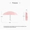 Compact Travel Umbrella With 6Rib Reinforced Design Waterproof Lightweight And Foldable For Easy St 7