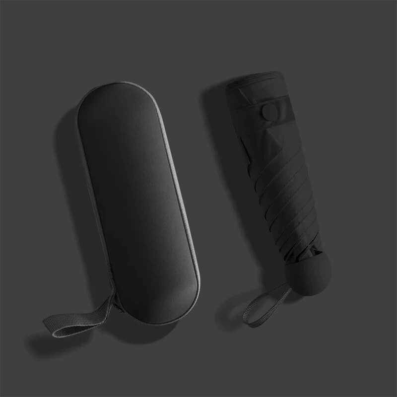 Compact Travel Umbrella With 6Rib Reinforced Design Waterproof Lightweight And Foldable For Easy St 4