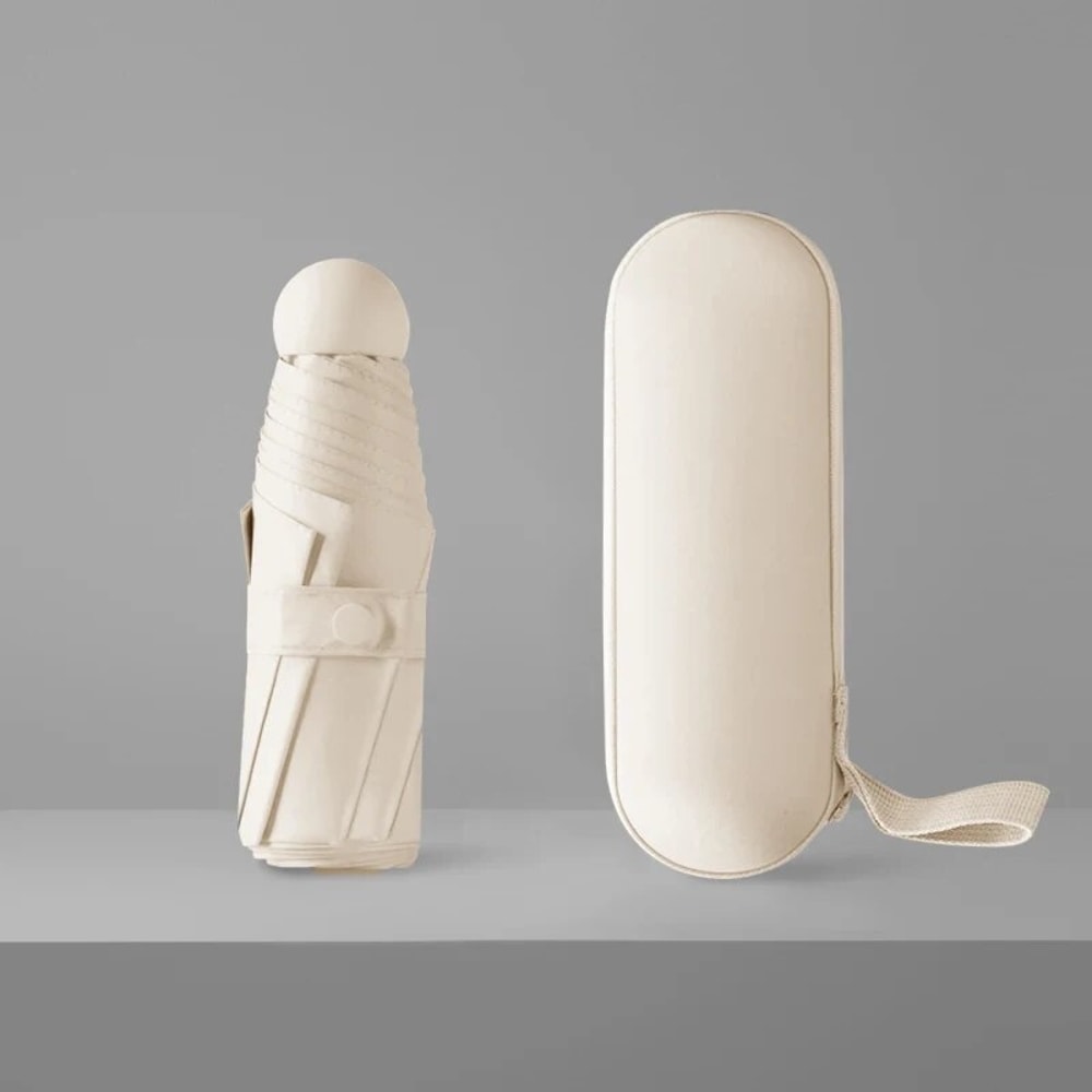 Compact Travel Umbrella With 6Rib Reinforced Design Waterproof Lightweight And Foldable For Easy St 3