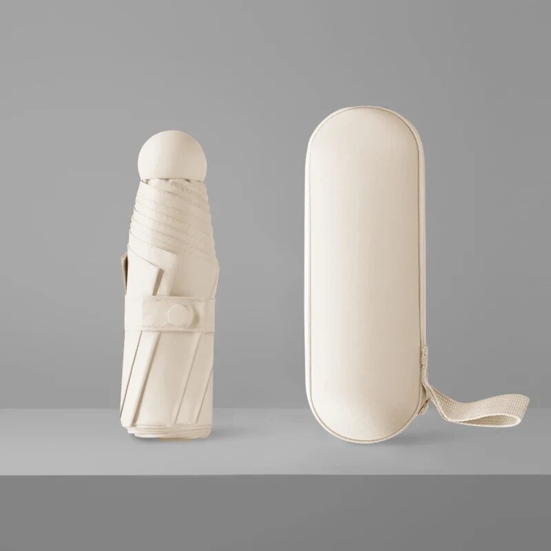 Compact Travel Umbrella With 6Rib Reinforced Design Waterproof Lightweight And Foldable For Easy St 3