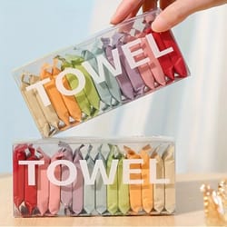 disposable compressed travel towels for face cleansing – portable & thickened towel set