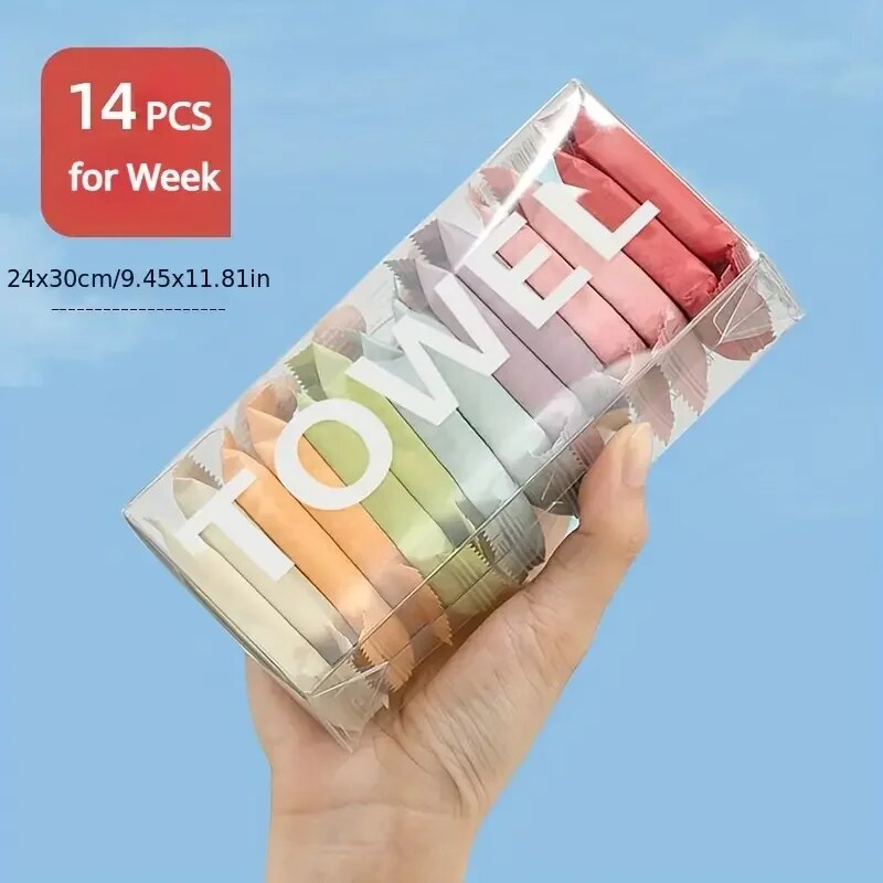Disposable Compressed Travel Towels For Face Cleansing Portable Thickened Towel Set 1