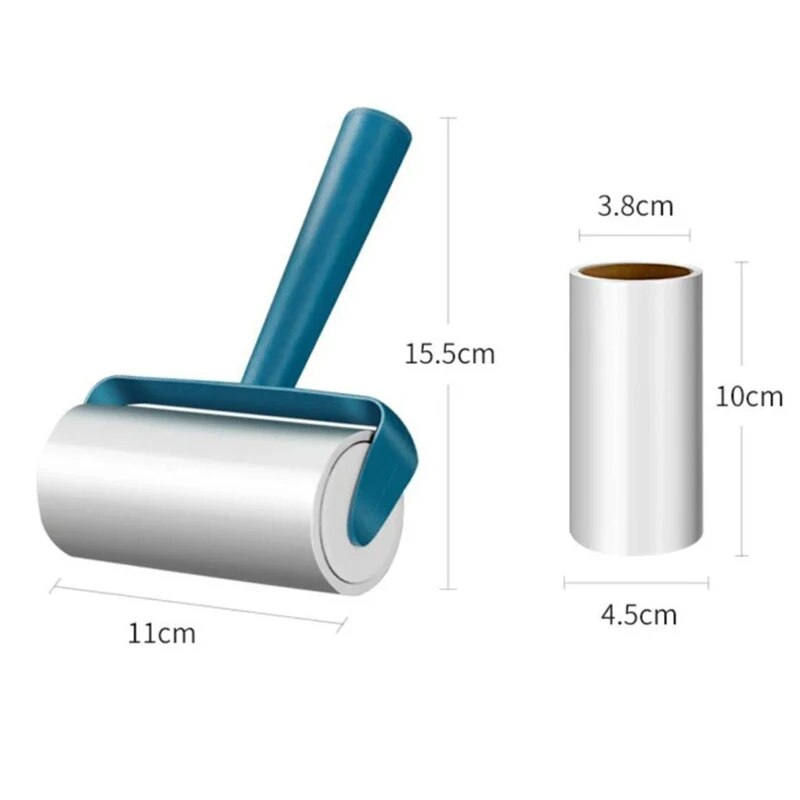 Tearable Roll Paper Sticky Roller Brush Pet Hair Remover Clothes Cleaning Brush For Home Use 4