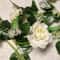 Artificial White Flower Vine Garland Wedding Home Decoration 4