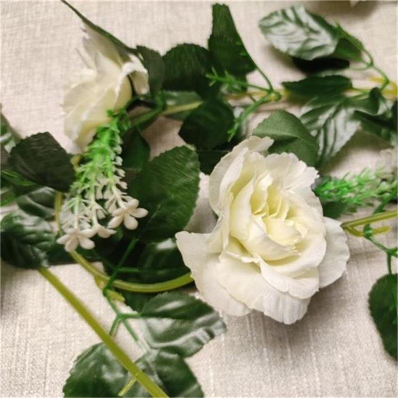 Artificial White Flower Vine Garland Wedding Home Decoration 4