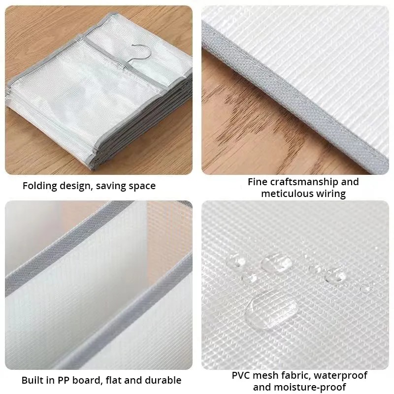 Wardrobe Hanging Storage Bag Versatile Closet Organizer For Pants Socks Tshirts And Underwear 3