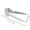 MultiFunctional Nut Cracker Tool For Walnuts Chestnuts Hazelnuts Ergonomic Design Silvery Metal C 4