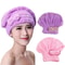 Microfibre Quick Hair Drying Bath Towel Cap With Bowknot Soft Breathable Shower Cap For Women 0