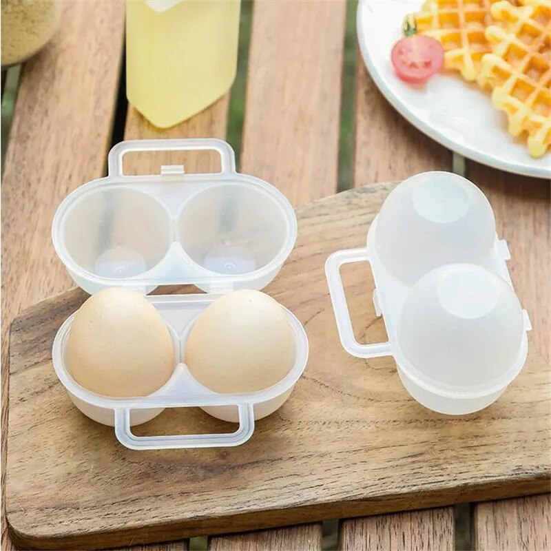 Outdoor Portable Egg Box Plastic Egg Tray Refrigerator Egg Storage ShockAbsorbing AntiDrop Egg Hol 2