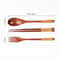 Wooden Chopsticks Fork Spoon Set Japanese Style Cutlery For Kitchen Home 4